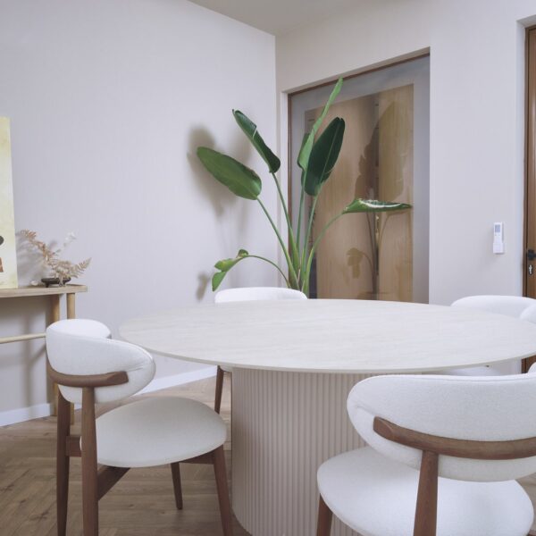 Hush Boutique Spa Nicosia- Wellness space renovation with neutral colours and ambient lighting