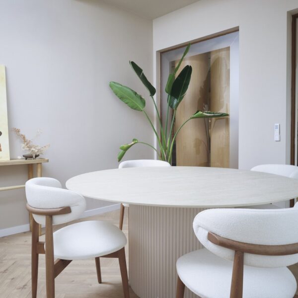 Hush Boutique Spa Nicosia- Wellness space renovation with neutral colours and ambient lighting